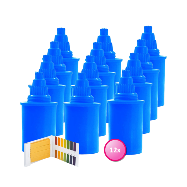 Alkaline Kan AlkaKan Filter 12-Pack Cartridge Blauw
